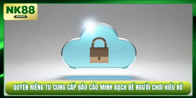 Quyền riêng tư cung cấp báo cáo minh bạch để người chơi hiểu rõ
